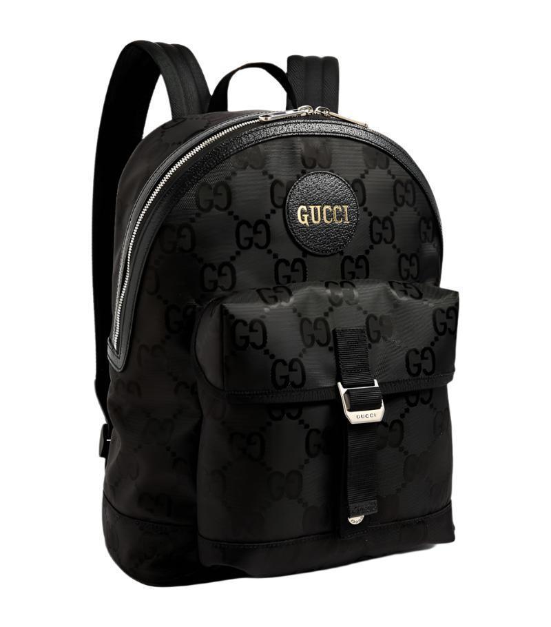 Gucci Off The Grid Backpack Black Gg Nylon - Banlieue91