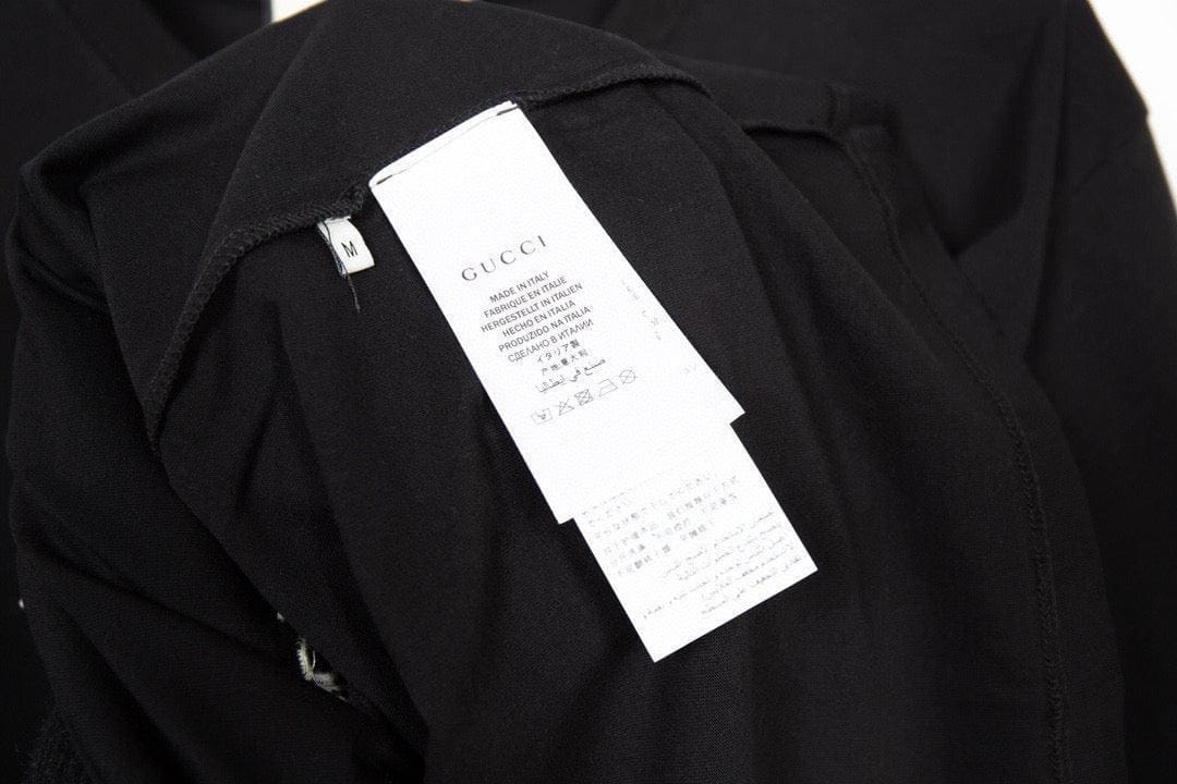 Gucci T-Shirt Black Crew Neck – Luxury Cotton Essential | Banlieue91