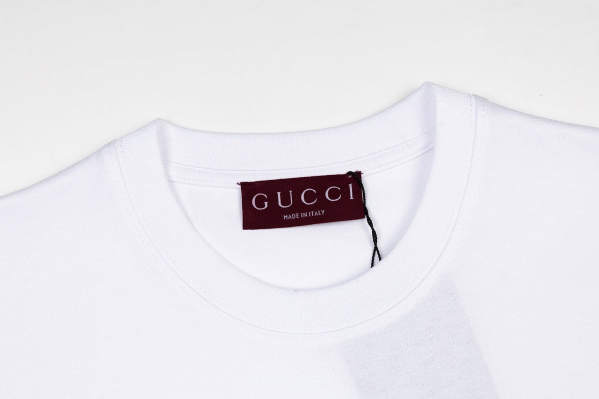 Gucci T-Shirt White Crewneck - Luxury Cotton Comfort & Style | Banlieue91