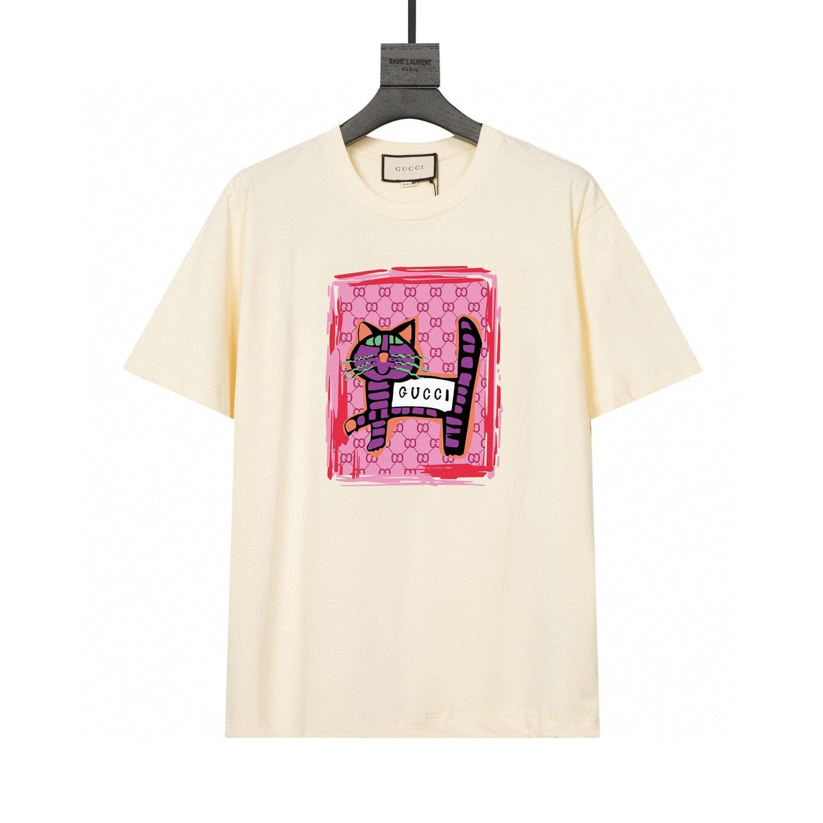 Gucci T-Shirt Without Collar 'Beige' | Banlieue91
