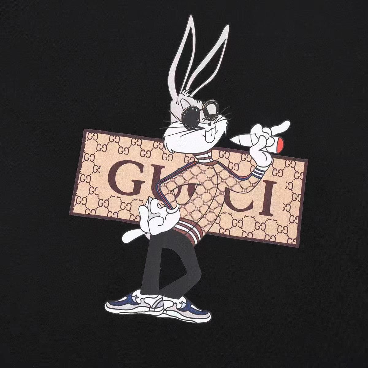 Gucci T-Shirt Without Collar 'Black' | Banlieue91