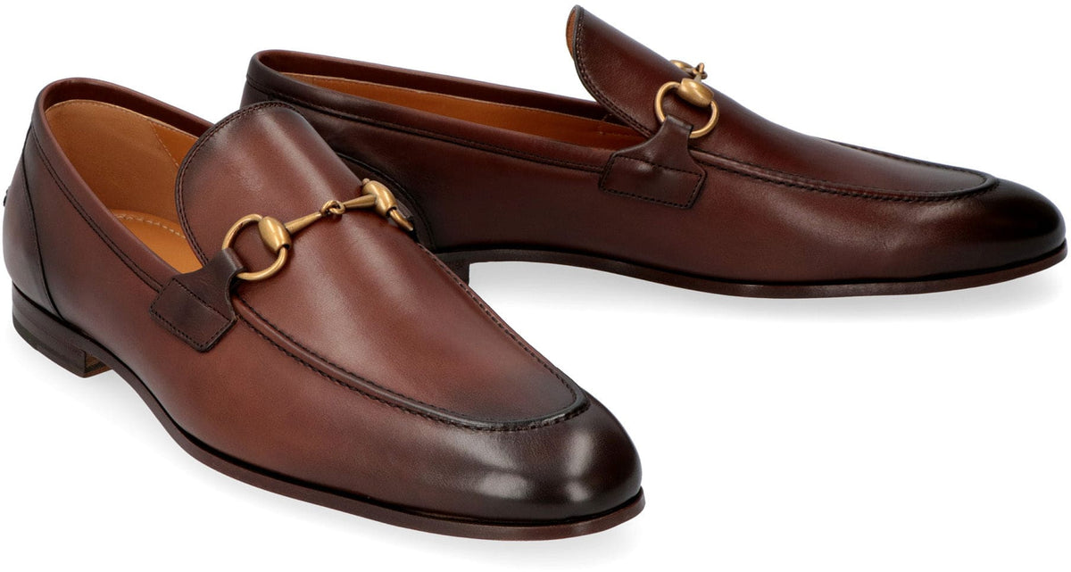 GUCCI Two-Tone Leather Loafers for Men | Banlieue91
