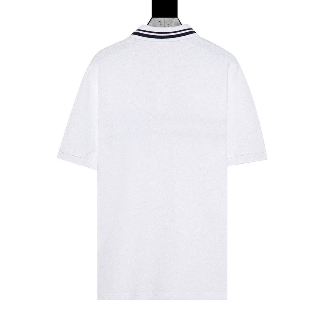 Gucci White T-shirt with a collar | Banlieue91