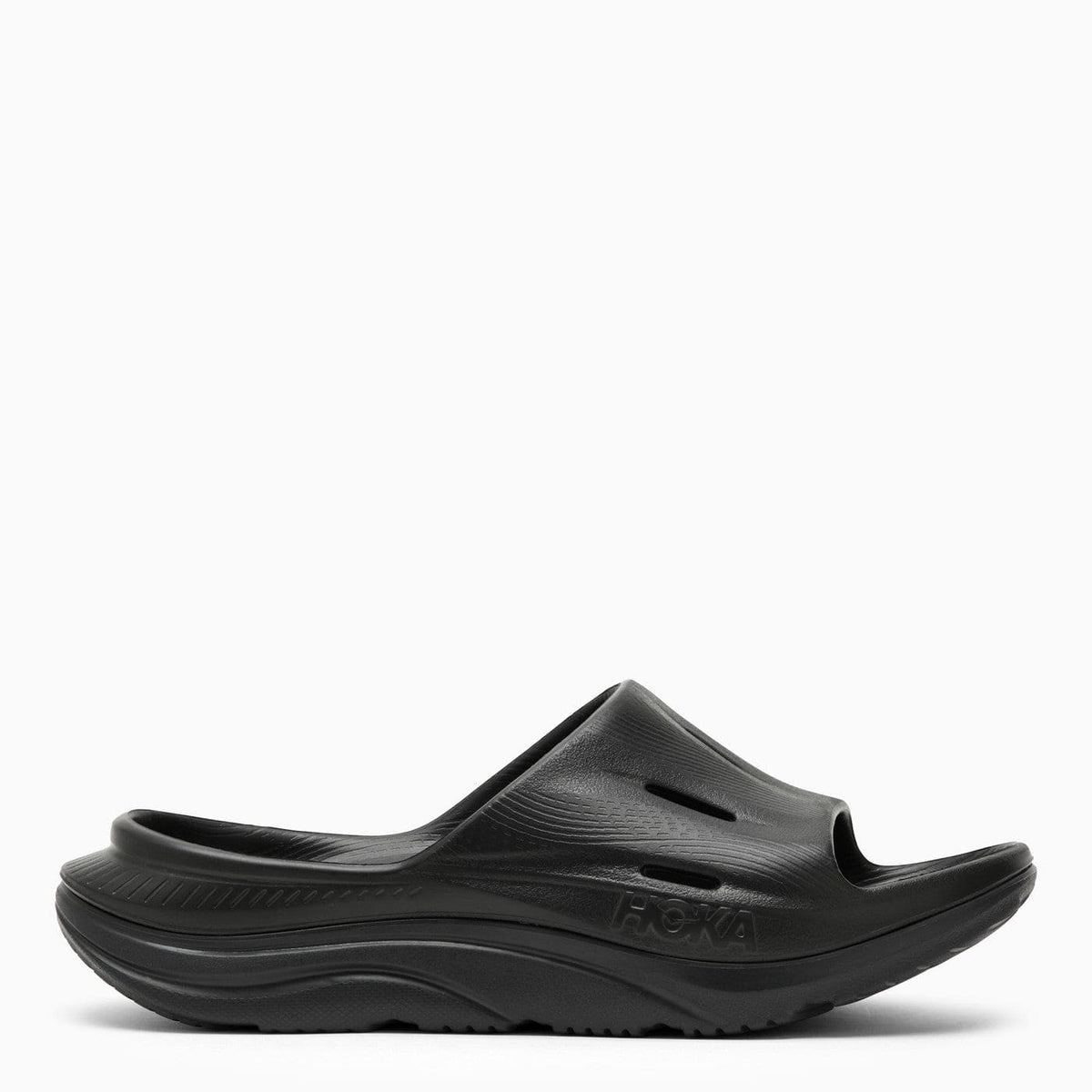 Hoka One One Black Ora Recovery Slide 3 | Banlieue91