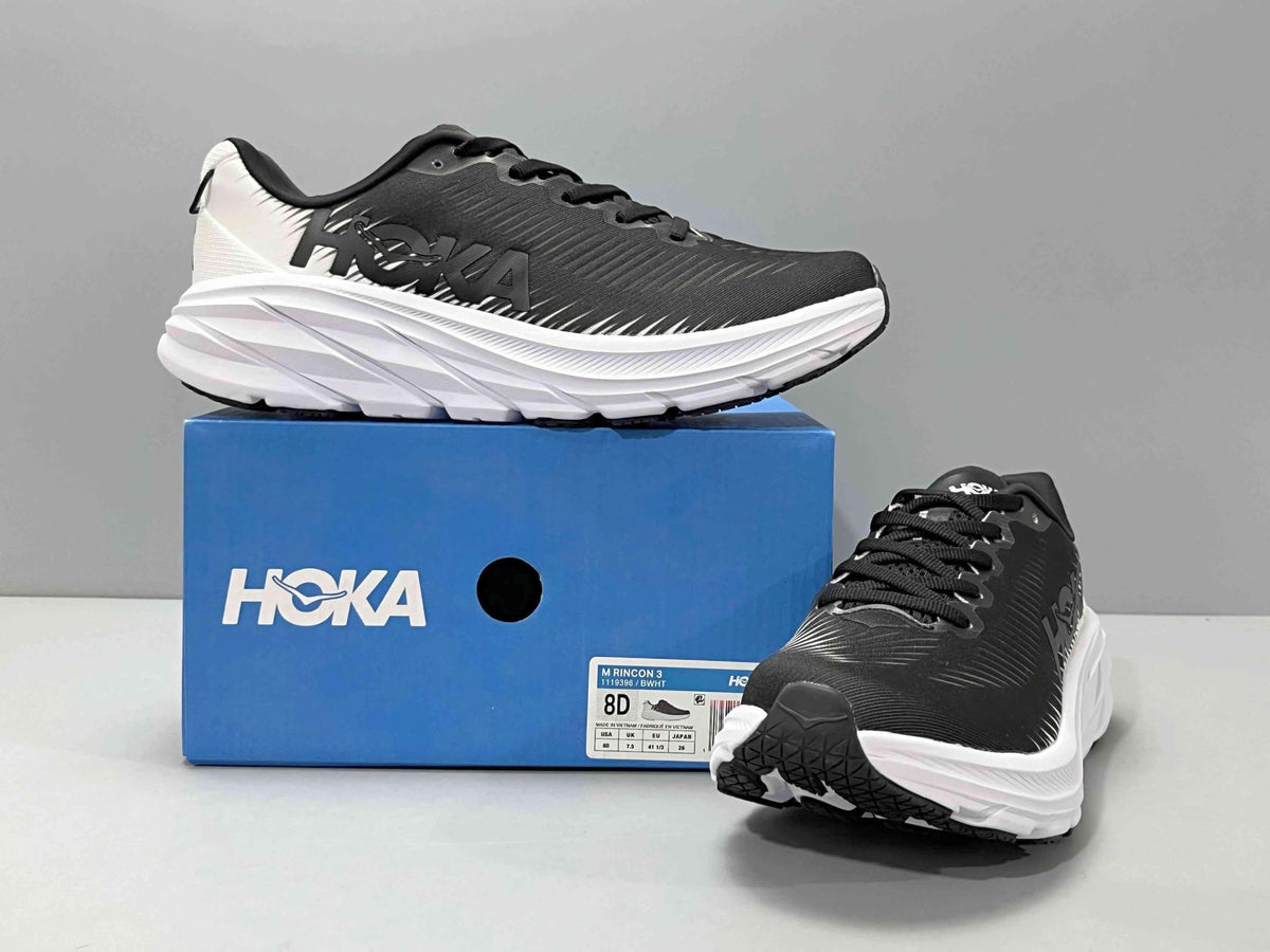 Hoka One One Rincon 3 'Black White' | Banlieue91