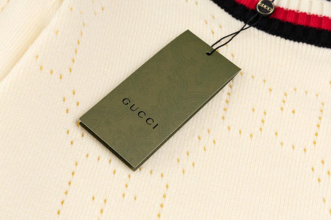 Perforated Gucci GG cotton sweater - Banlieue91