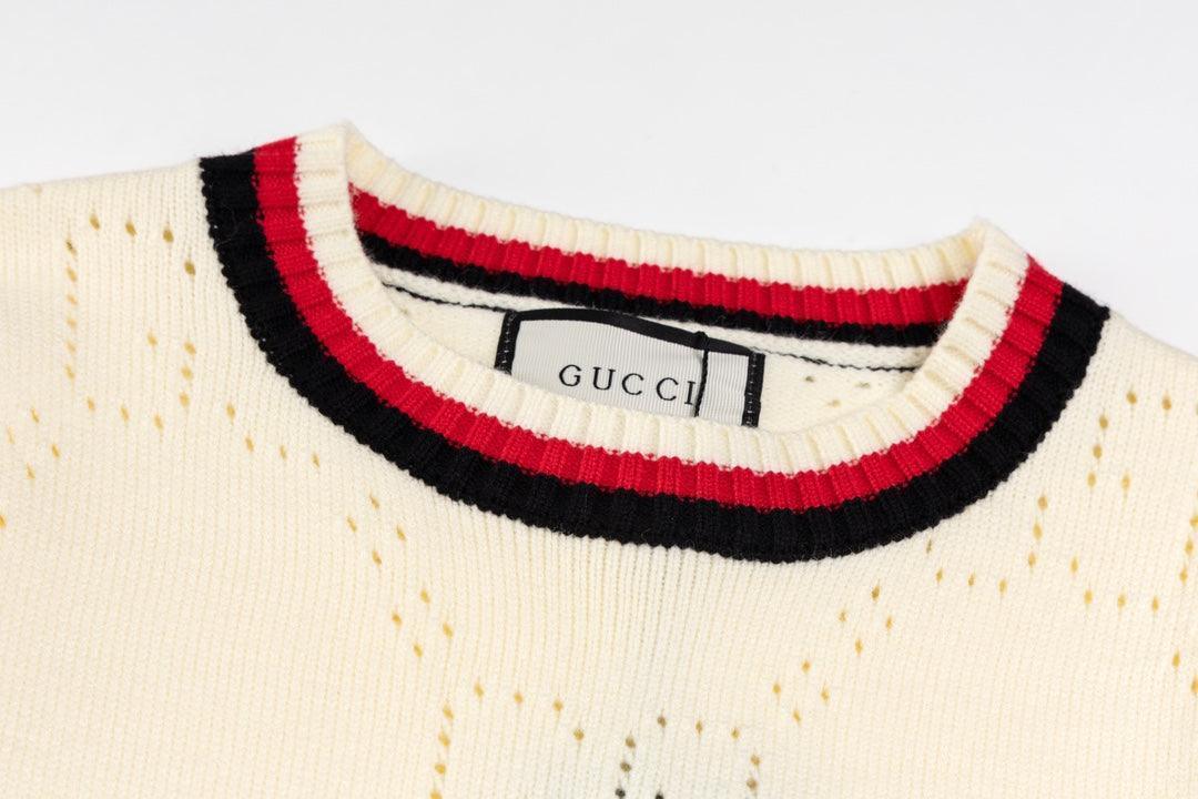 Perforated Gucci GG cotton sweater - Banlieue91