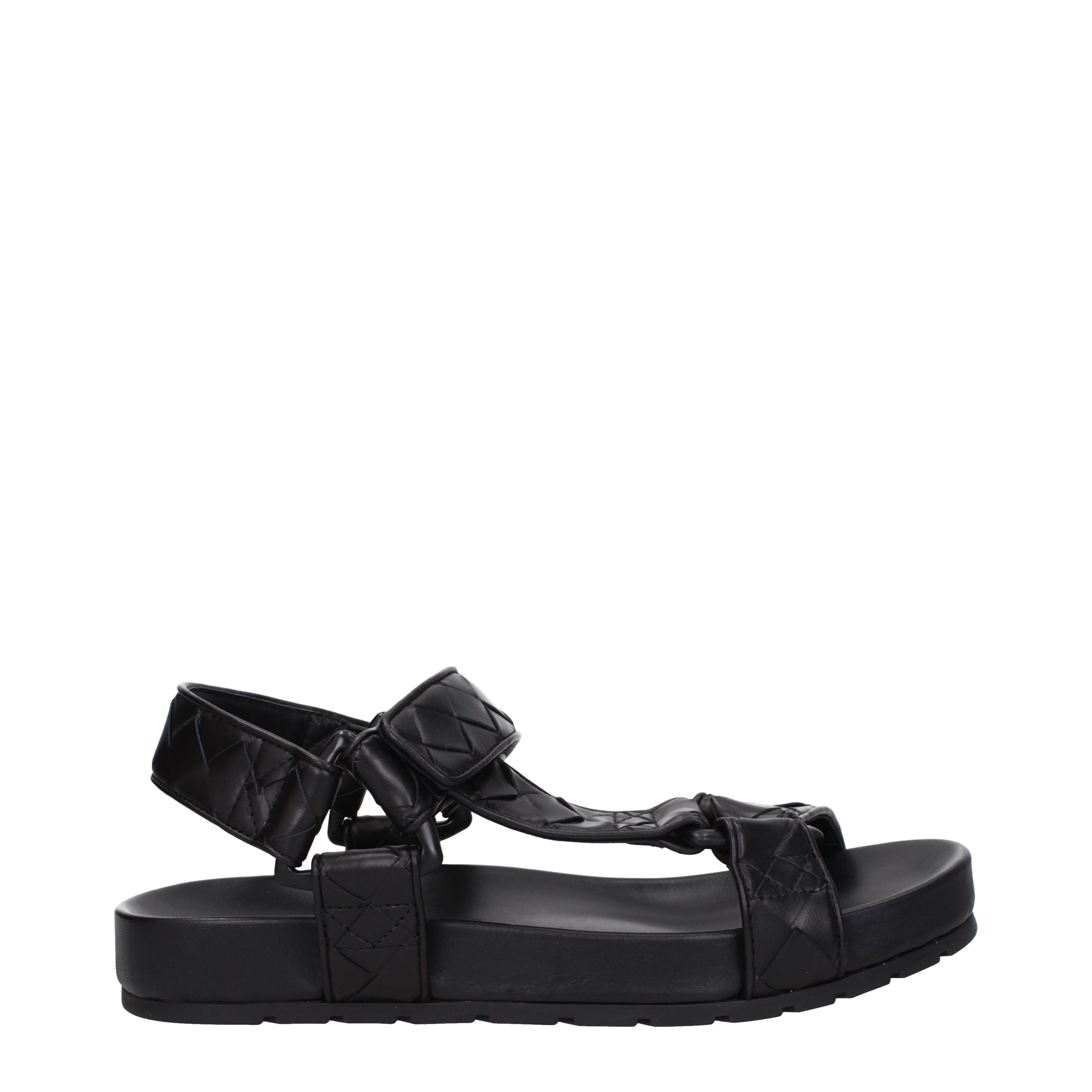 Bottega Veneta Sandali Uomo Pelle Nero - Banlieue91 -