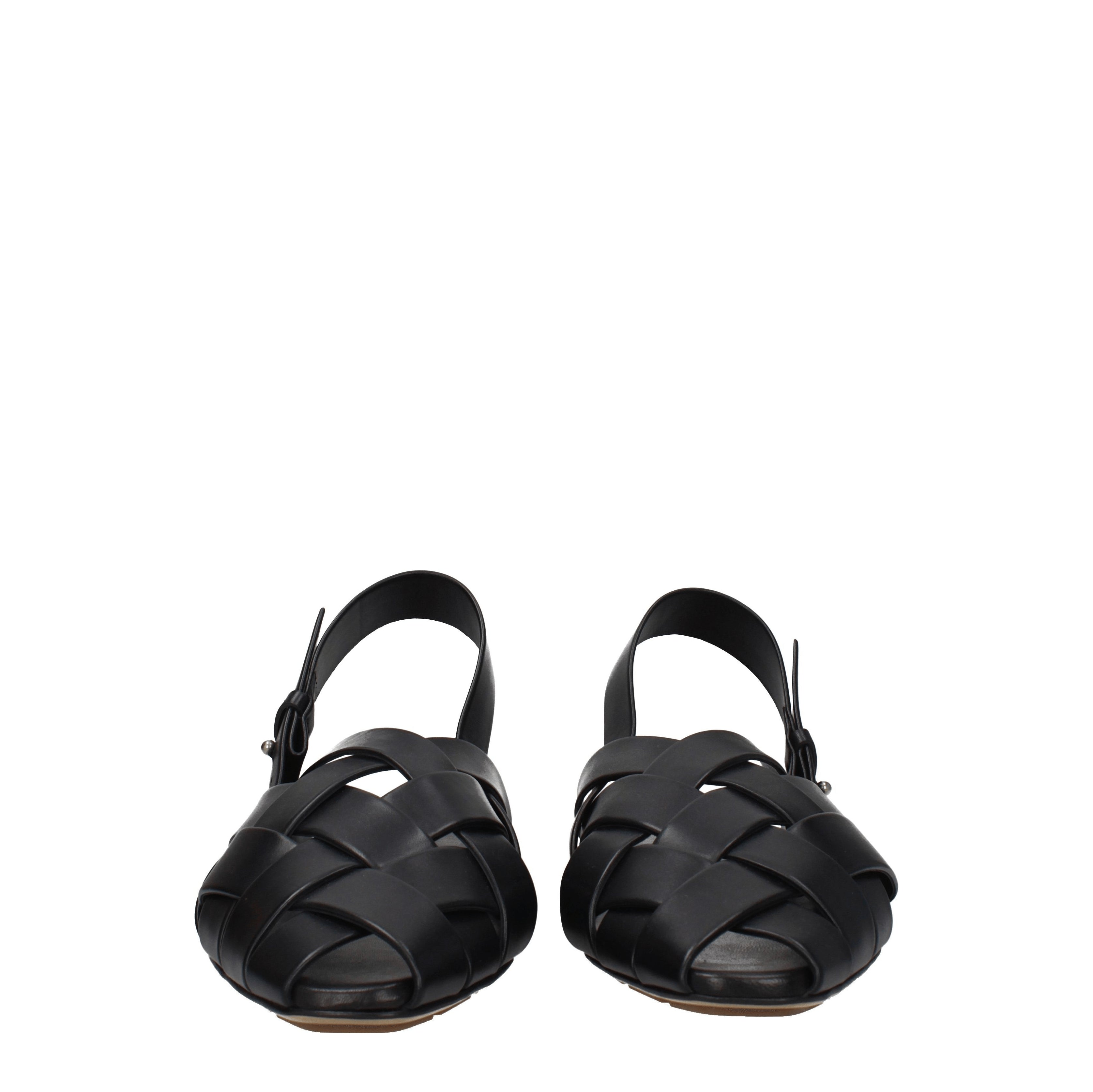 Bottega Veneta Sandali Uomo Pelle Nero - Banlieue91 -