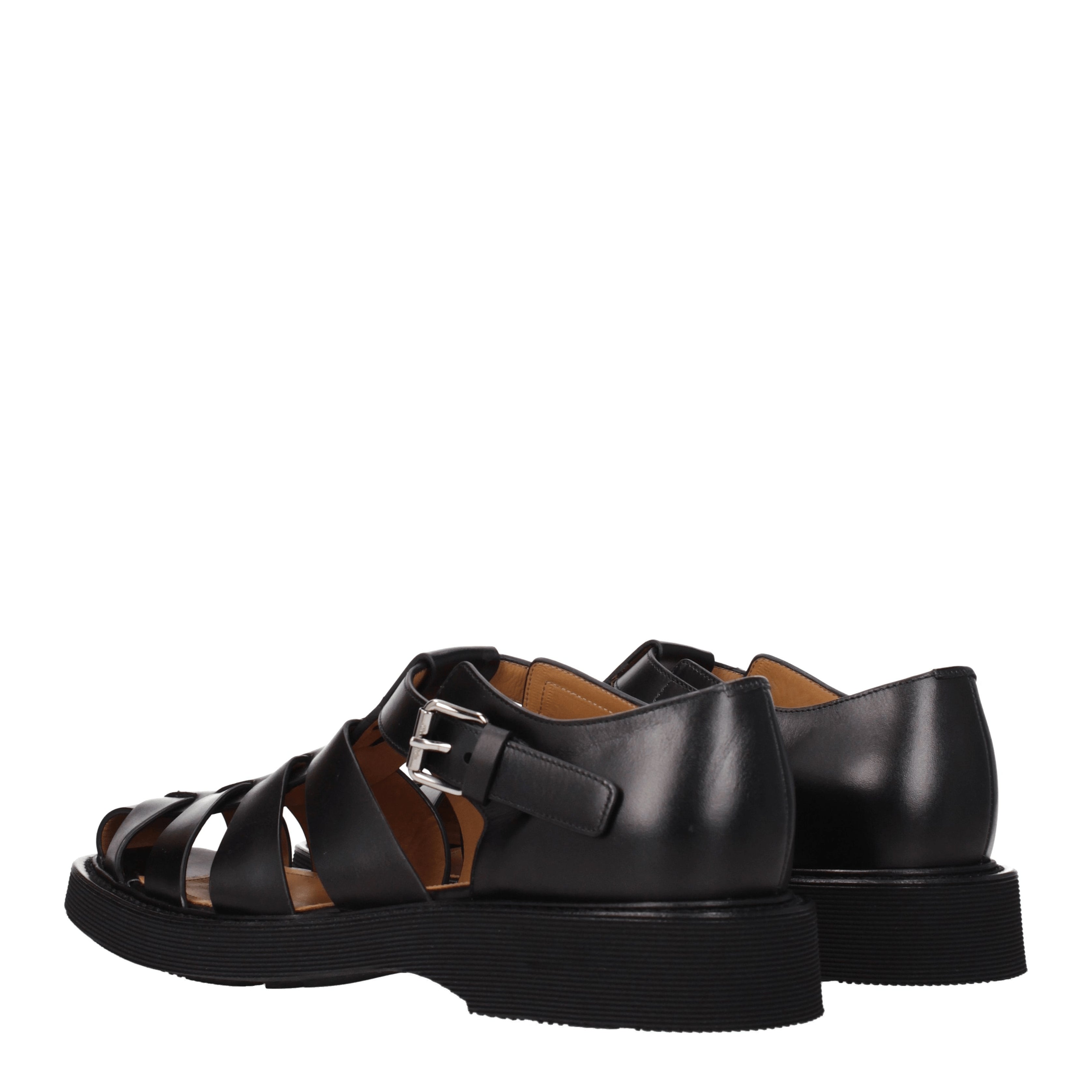Church's Sandali Uomo Pelle Nero - Banlieue91 -