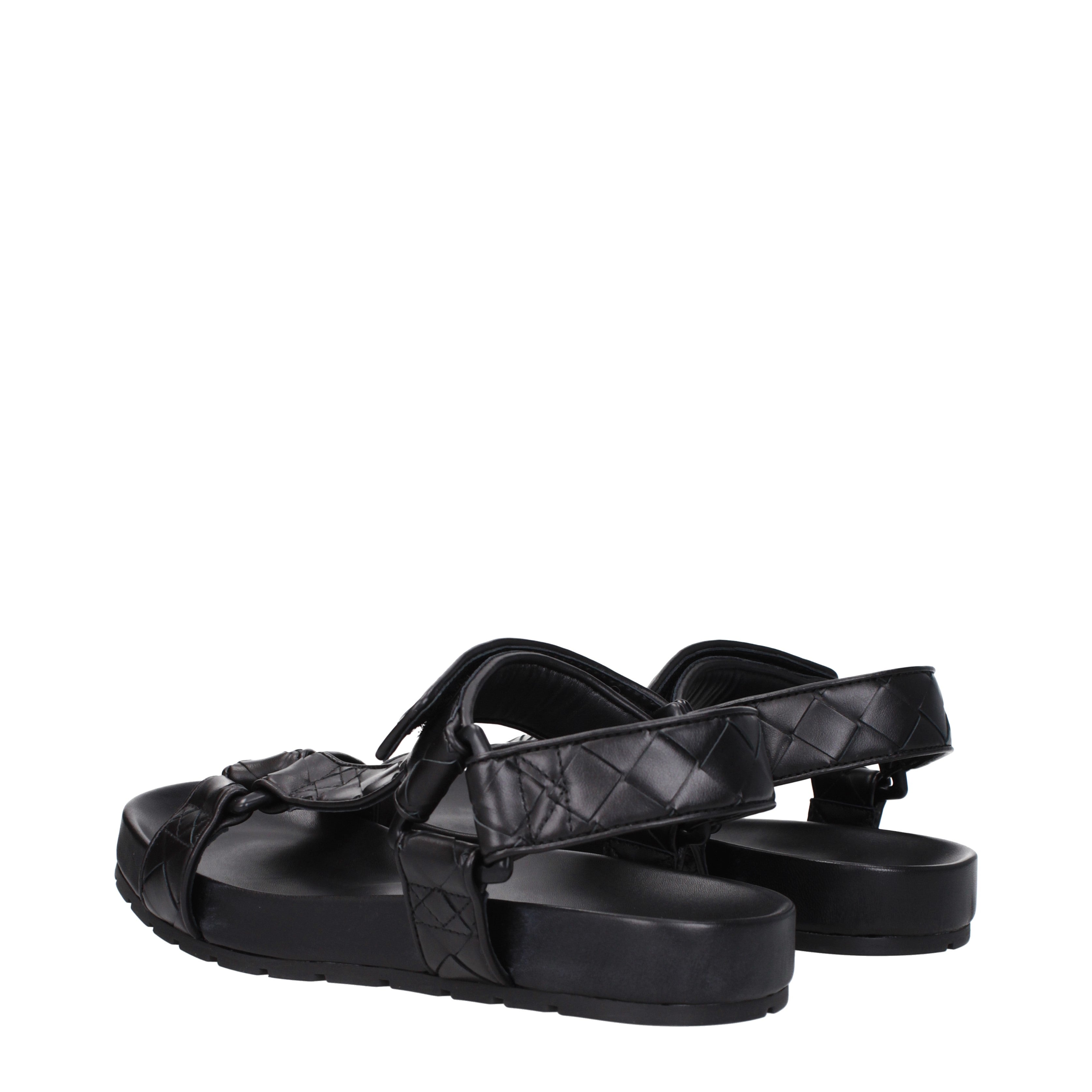 Bottega Veneta Sandali Uomo Pelle Nero - Banlieue91 -
