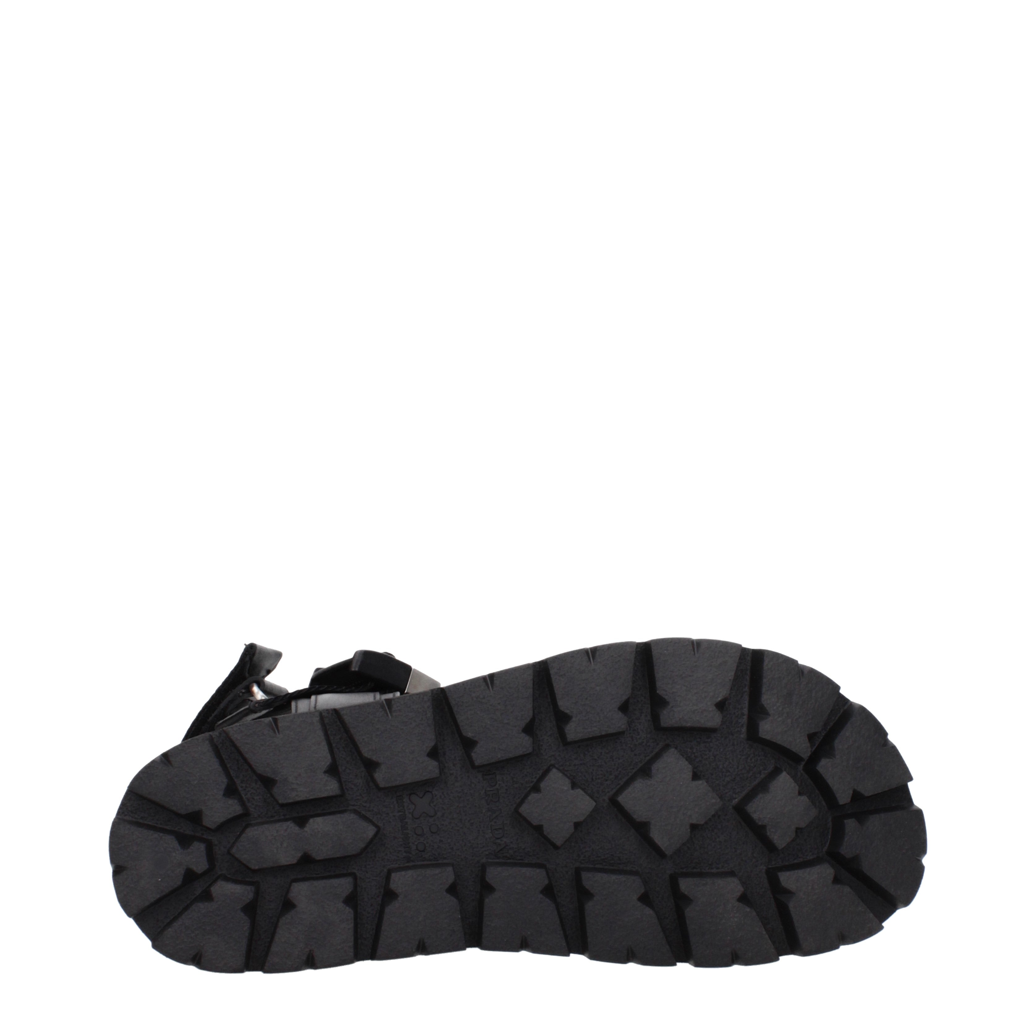 Prada Sandali Uomo Pelle Nero - Banlieue91 -