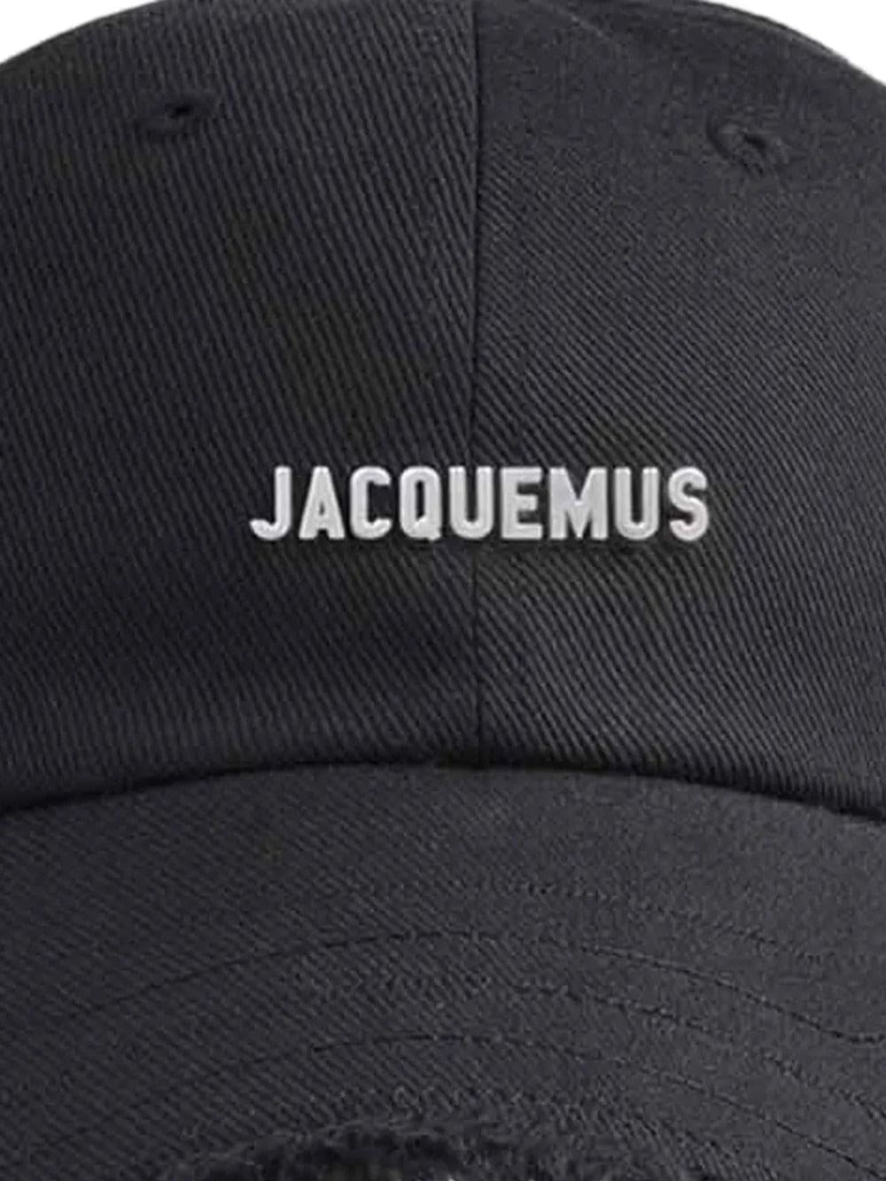 JACQUEMUS Adjustable Curved Peak Cap with Frayed Edge | Banlieue91