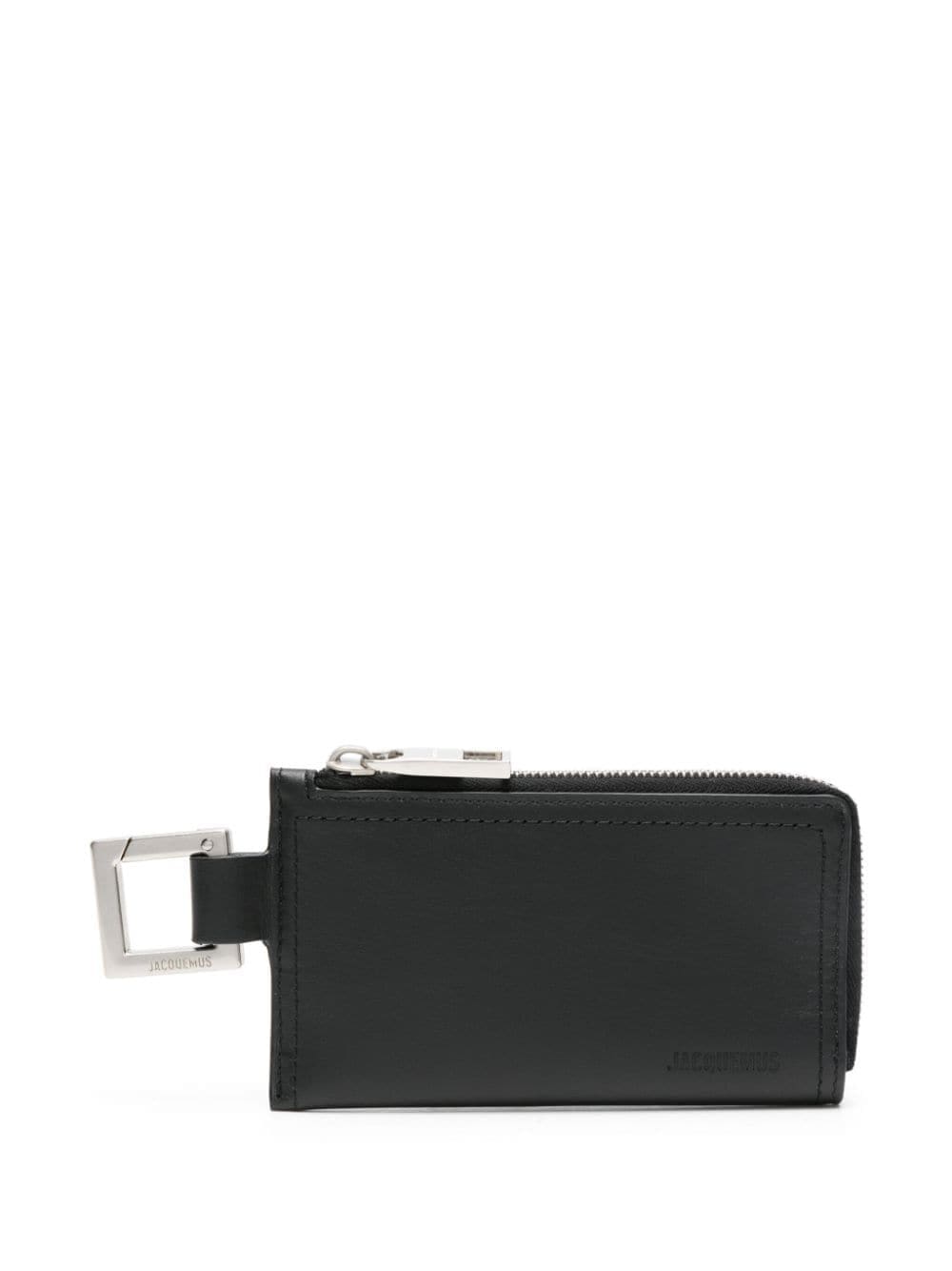 JACQUEMUS Mini Zipped Leather Pocket for Men | Banlieue91