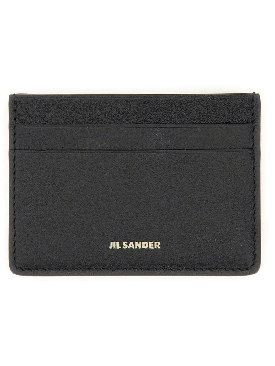 JIL SANDER Mini Leather Card Holder | Banlieue91