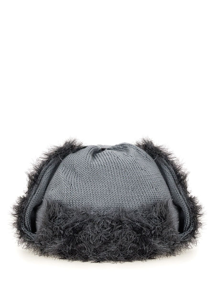 KIJIMA TAKAYUKI Wool Knit Aviator Hat for Men | Banlieue91