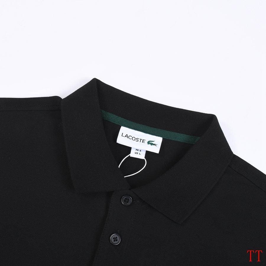Lacoste Black T-shirt With Collar | Banlieue91