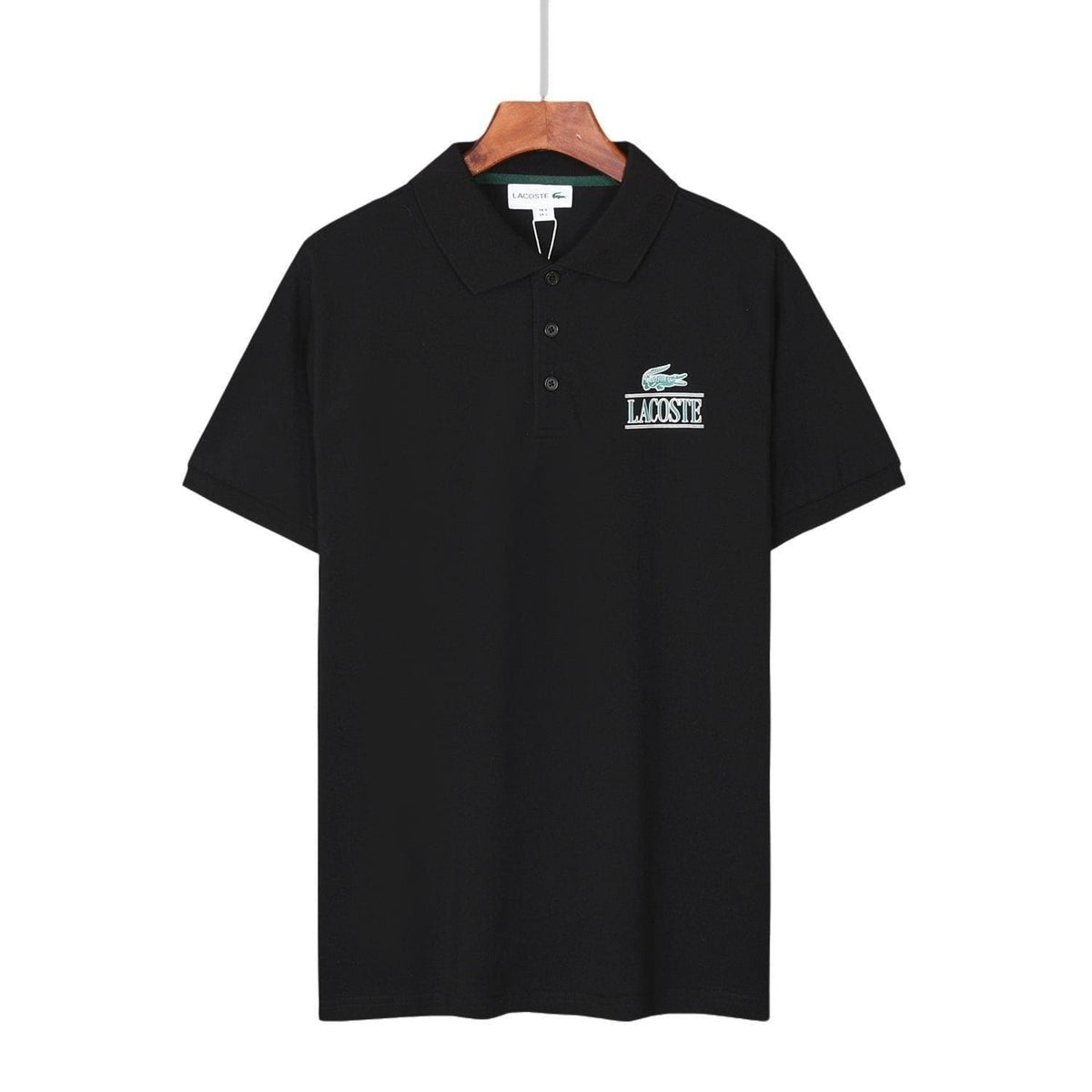 Lacoste Black T-shirt With Collar | Banlieue91