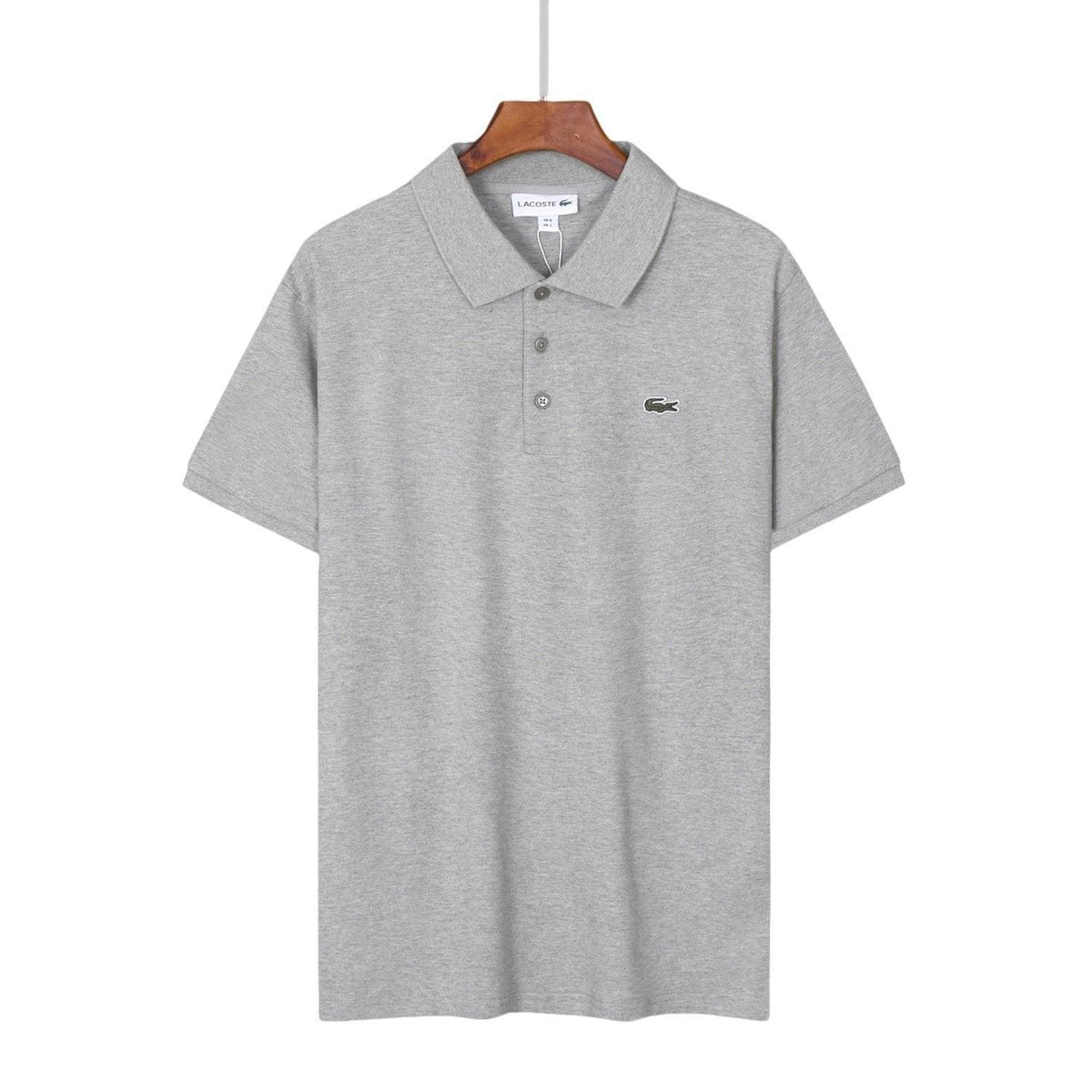 Lacoste Grey T-Shirt with Collar | Banlieue91