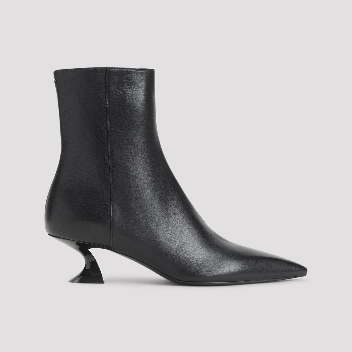 LANVIN Mini Kitten Heel 50 mm Lambskin Ankle Boots | Banlieue91