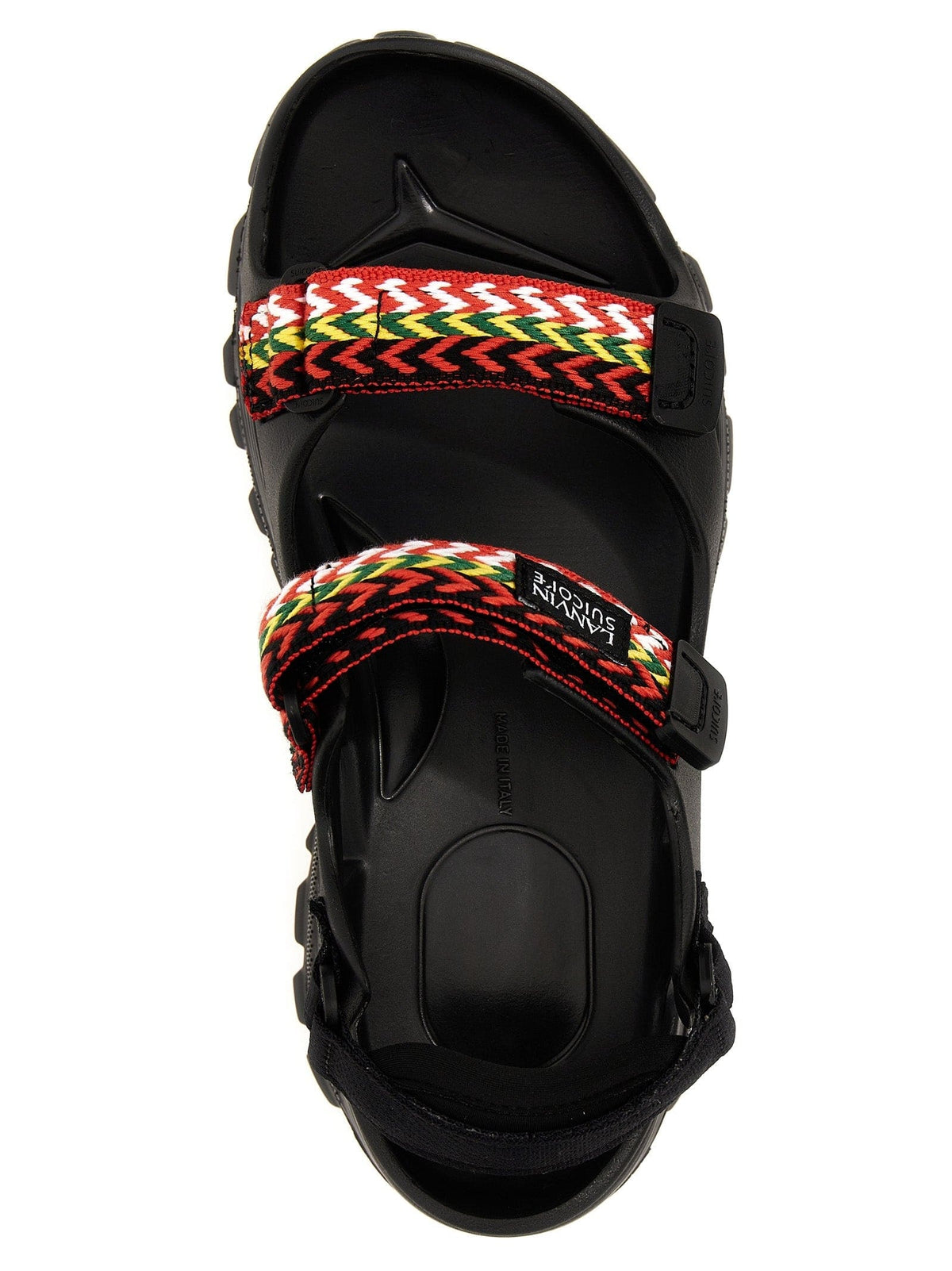 Lanvin 'Wave Curb Laces' Lanvin X Suicoke Sandals | Banlieue91
