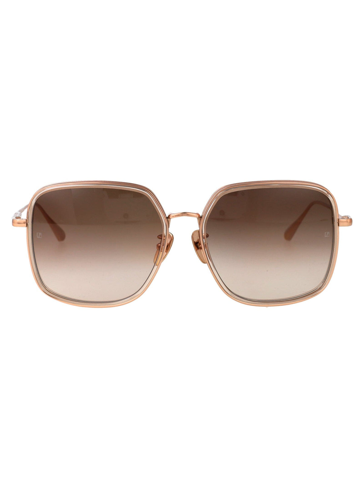 LINDA FARROW Elegant Acetate and Metal Sunglasses for Women - FW25 Collection | Banlieue91