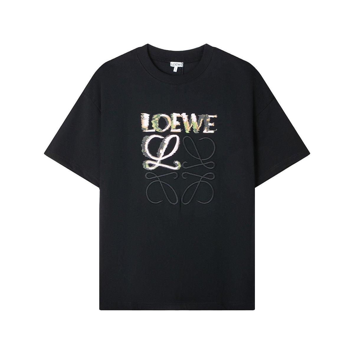 Loewe T-Shirt Without Collar 'Black' | Banlieue91