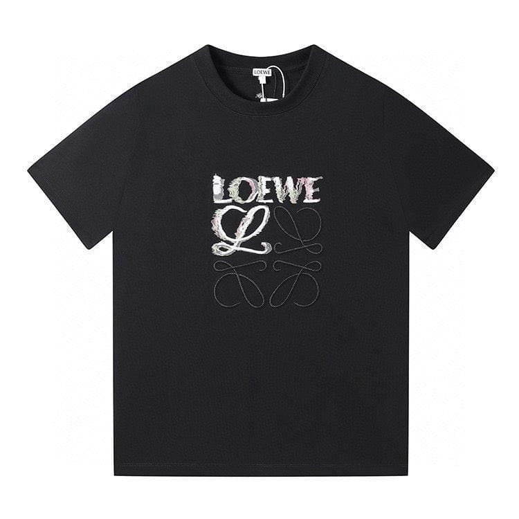 Loewe T-Shirt Without Collar 'Black' | Banlieue91
