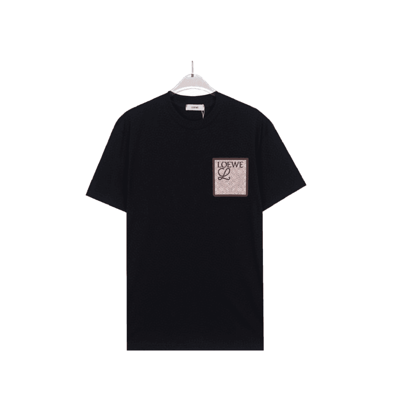 Loewe T-Shirt Without Collar 'Black' | Banlieue91