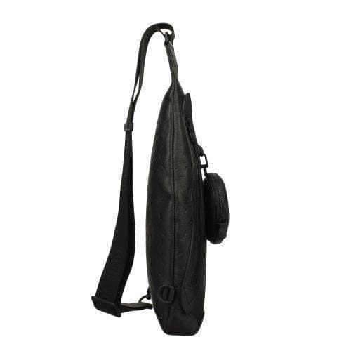 Louis Vuitton Black Monogram Embossed Duo Slingbag | Banlieue91
