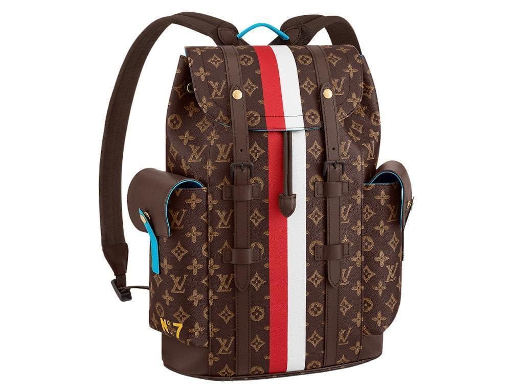 LOUIS VUITTON Christopher Men's Backpack Monogram Brown | Banlieue91