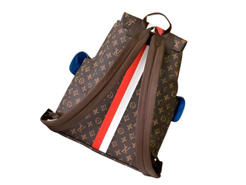 LOUIS VUITTON Christopher Men's Backpack Monogram Brown | Banlieue91