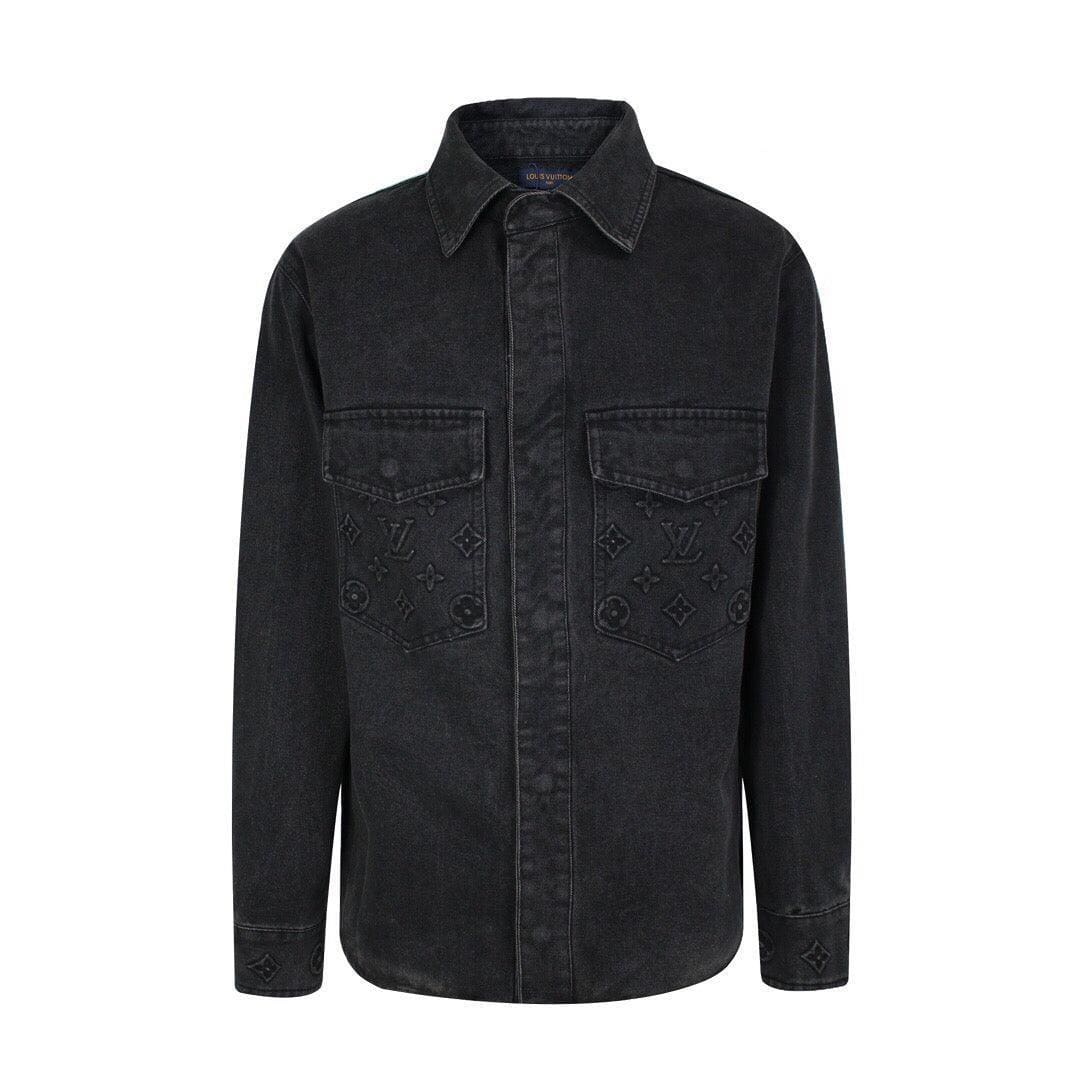 Louis Vuitton Denim Overshirt Black | Banlieue91