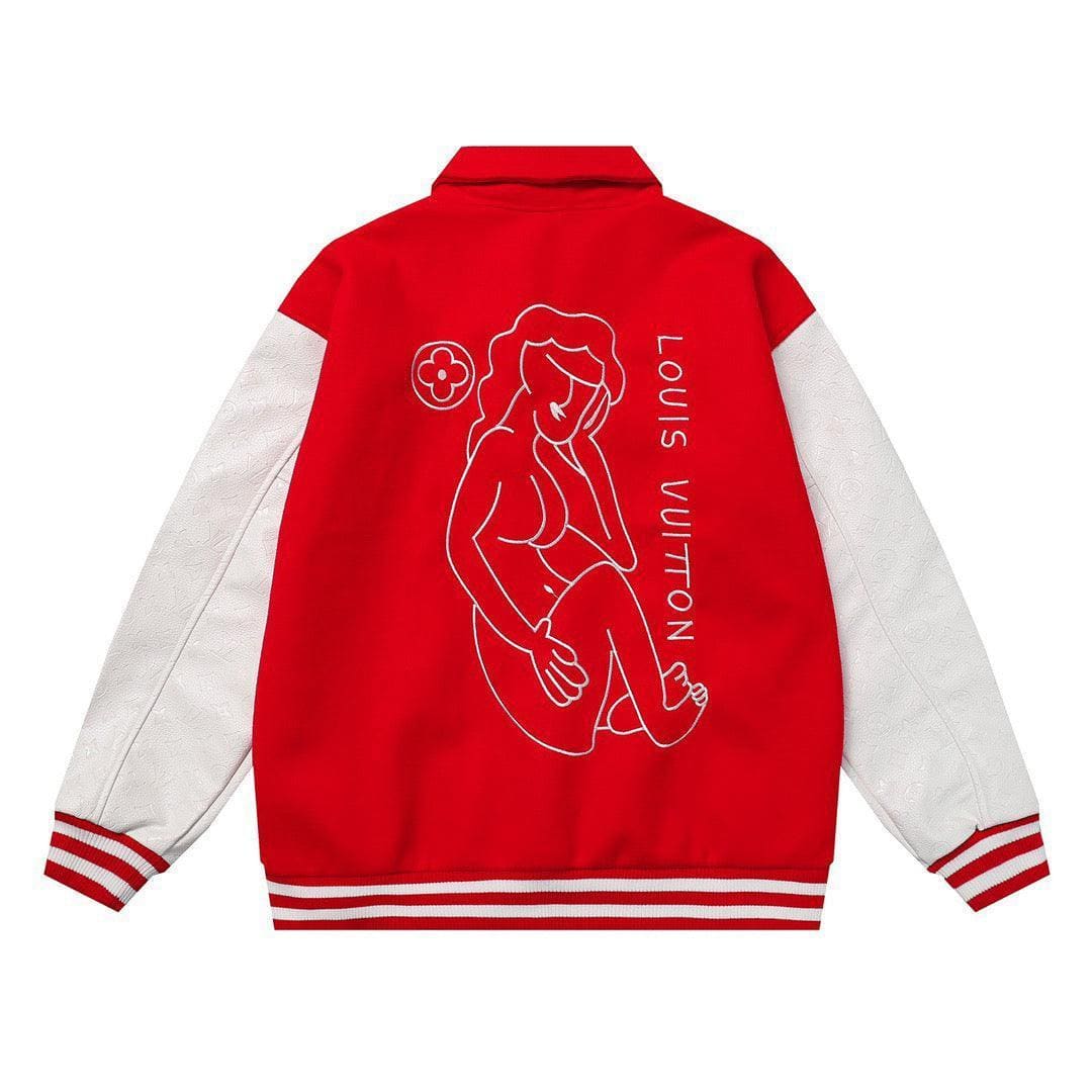 Louis Vuitton Varsity Jacket Red | Banlieue91