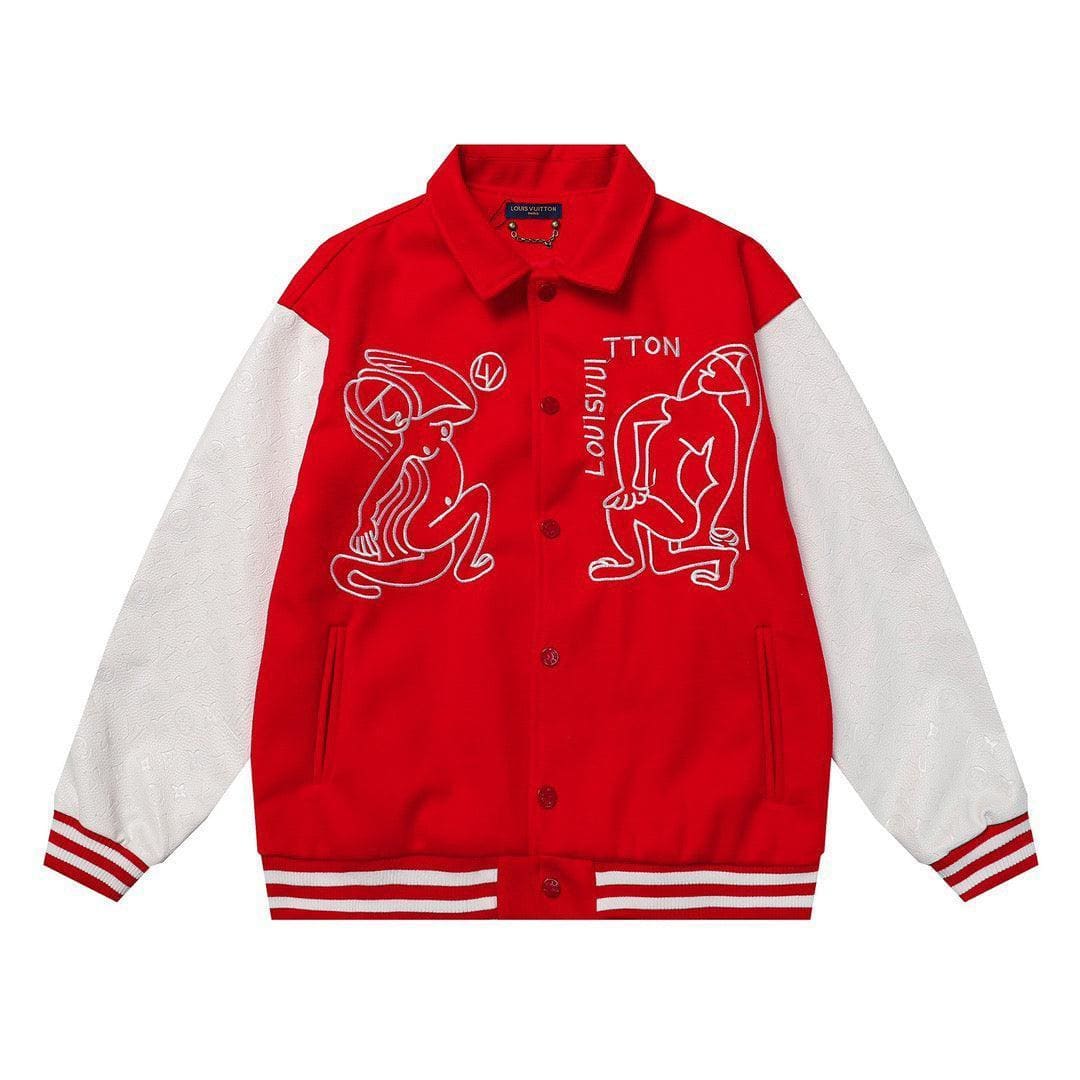 Louis Vuitton Varsity Jacket Red | Banlieue91