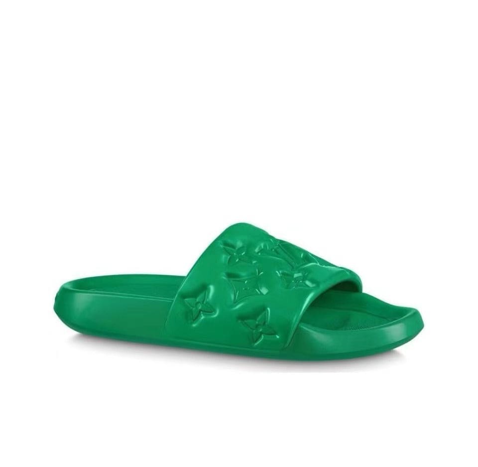 LOUIS VUITTON Waterfront Slide Slippers Men's Green | Banlieue91