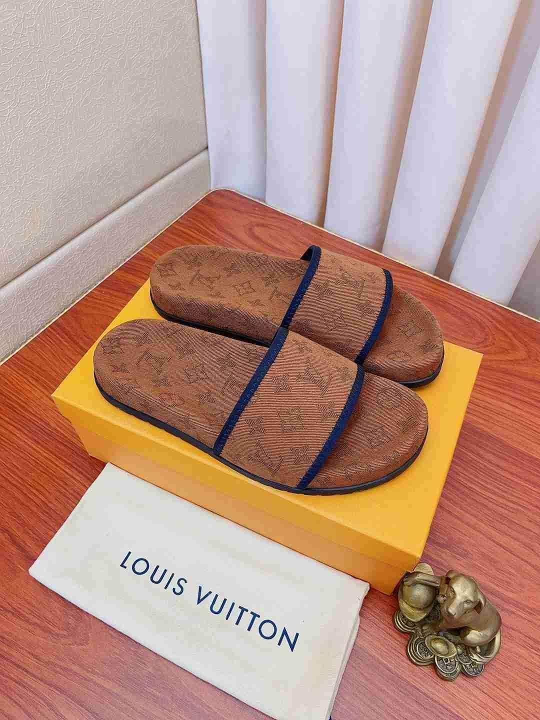 LV Sandals Brown Sandals | Banlieue91