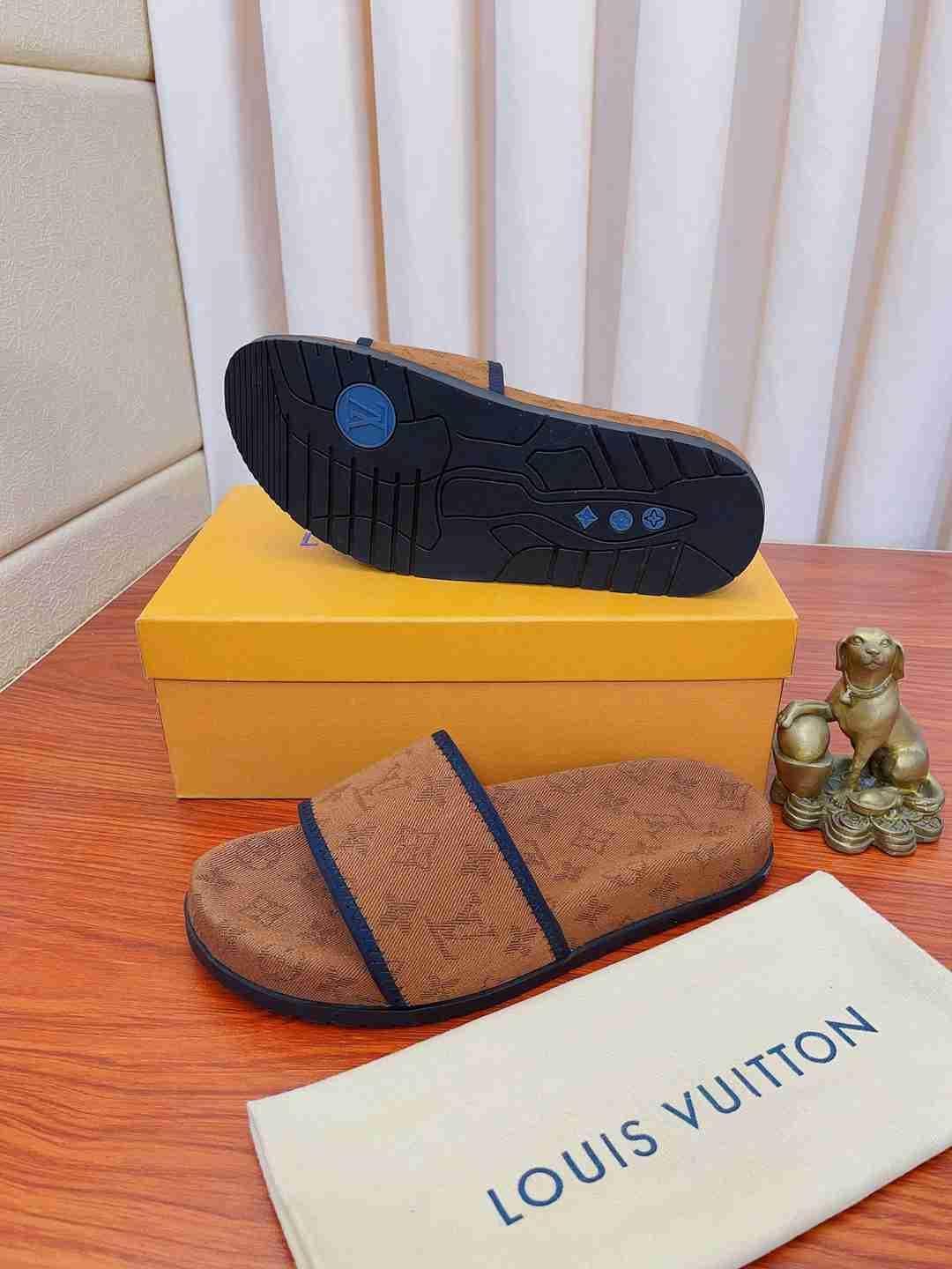 LV Sandals Brown Sandals | Banlieue91