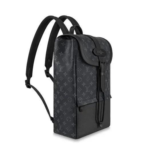 Louis Vuitton Backpack Rucksack Black Monogram Eclipse Canvas Leather - Banlieue91