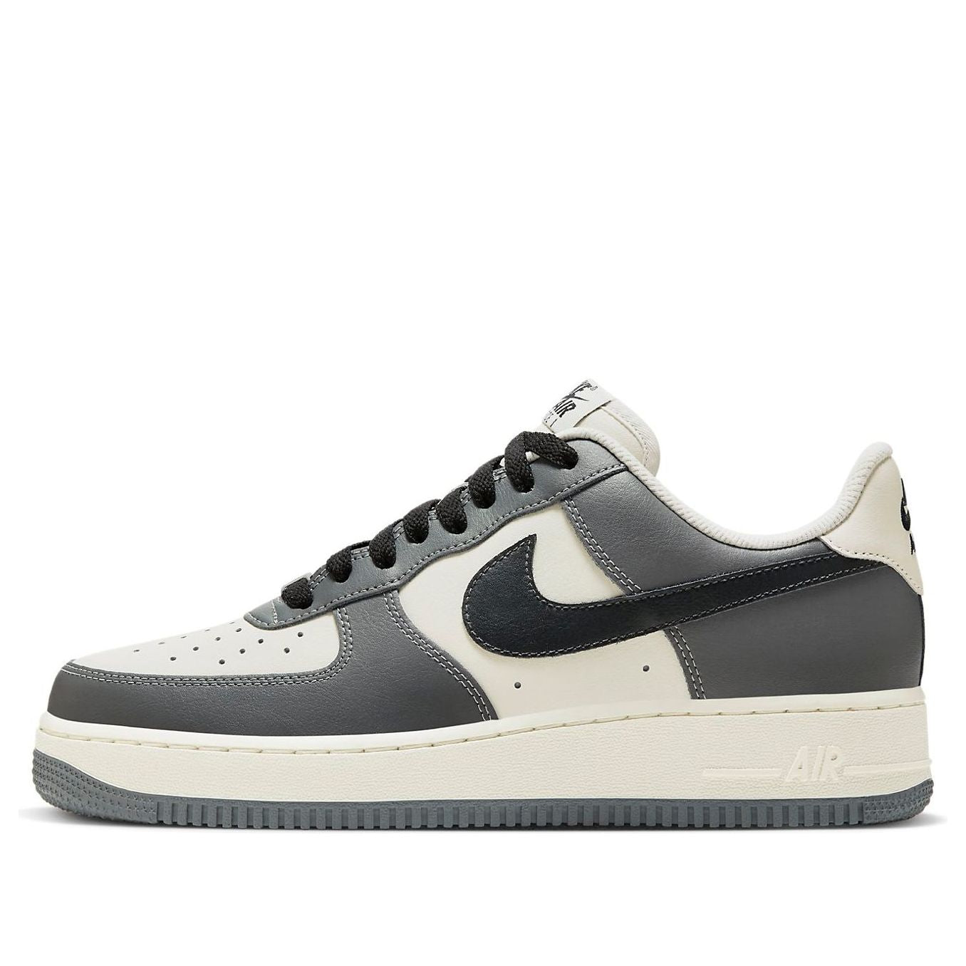 Nike Air Force 1 Low 'Grey White' stylish sneaker, showcasing its sleek design and comfortable fit.