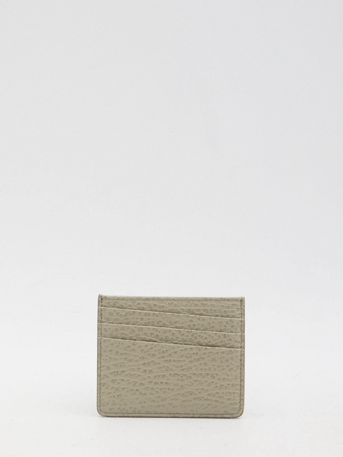 MAISON MARGIELA Grained Leather Mini Cardholder with Four Seams | Banlieue91