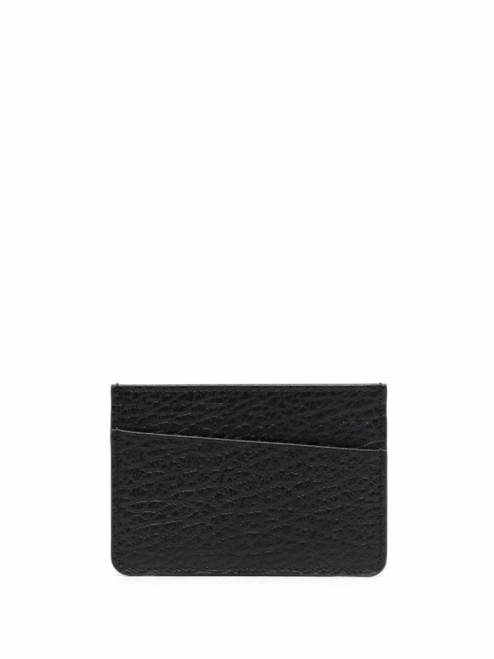 MAISON MARGIELA Mini Pebbled Calfskin Card Holder - Three Card Slots | Banlieue91