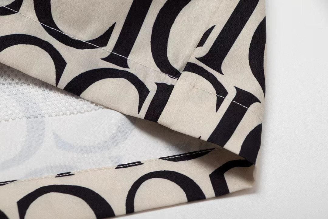 Maxi Gucci Print Fabric Short 'Beige' | Banlieue91