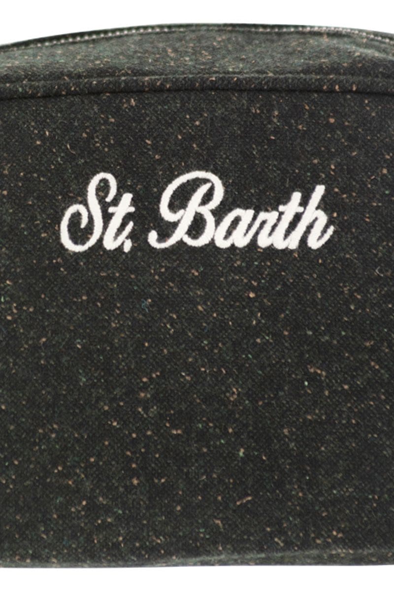 MC2 SAINT BARTH Mini Beauty Case - Tailored Donegal Wool Blend | Banlieue91