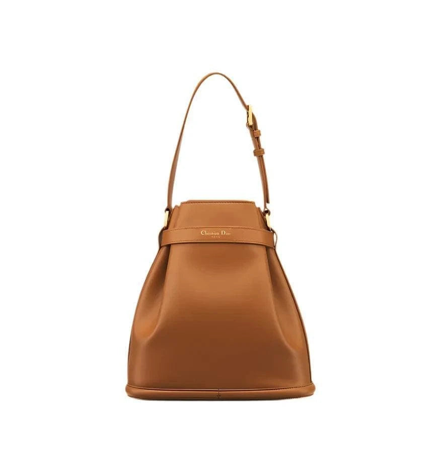 Medium C'est Dior Bag Golden Saddle CD-Embossed Calfskin | Banlieue91