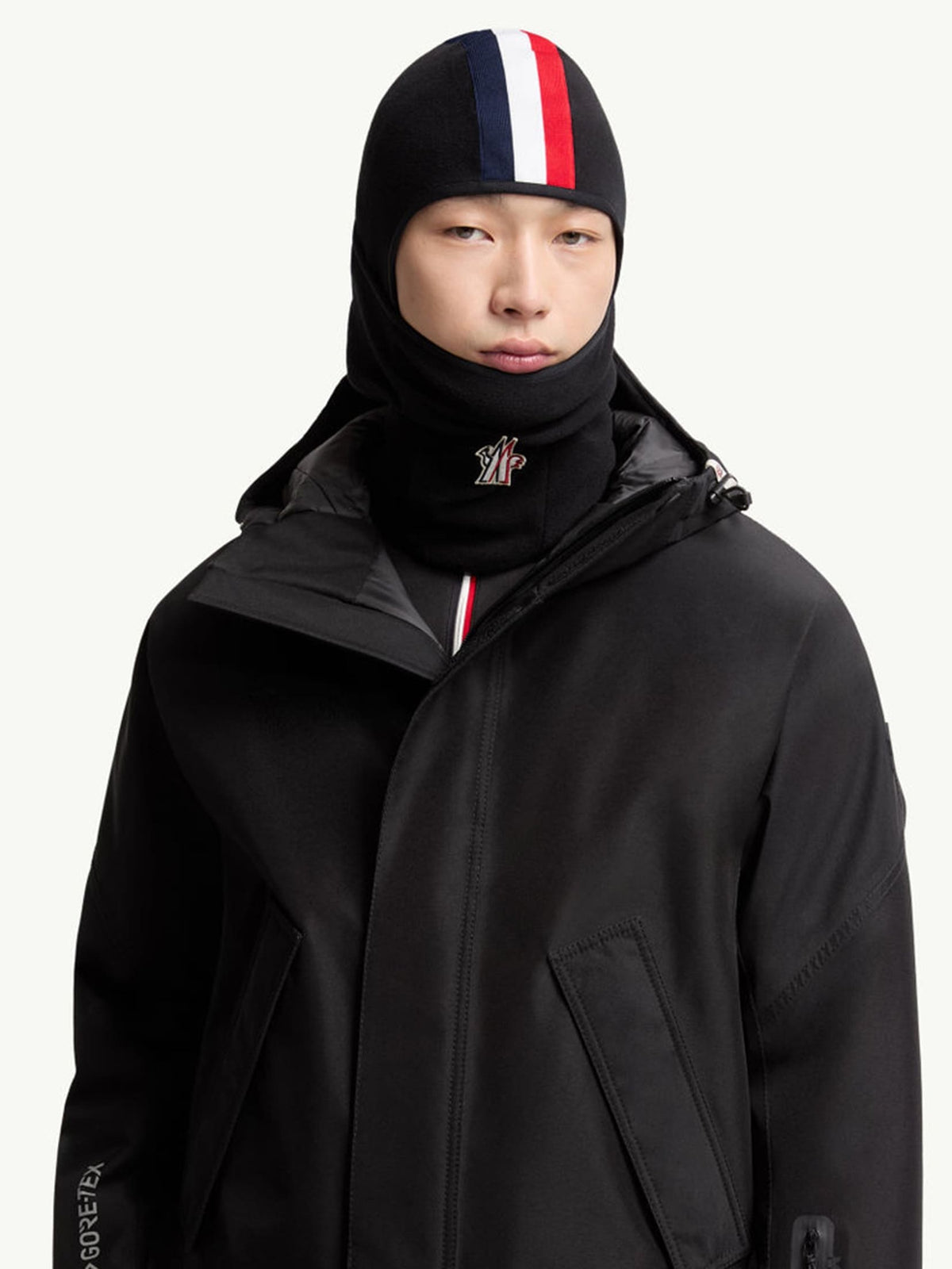 MONCLER Fleece Balaclava with Logo for Men - FW25 | Banlieue91