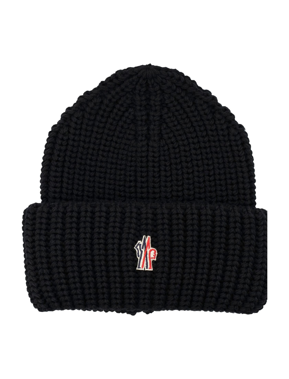 MONCLER GRENOBLE Wool Beanie with Logo for Men | Banlieue91