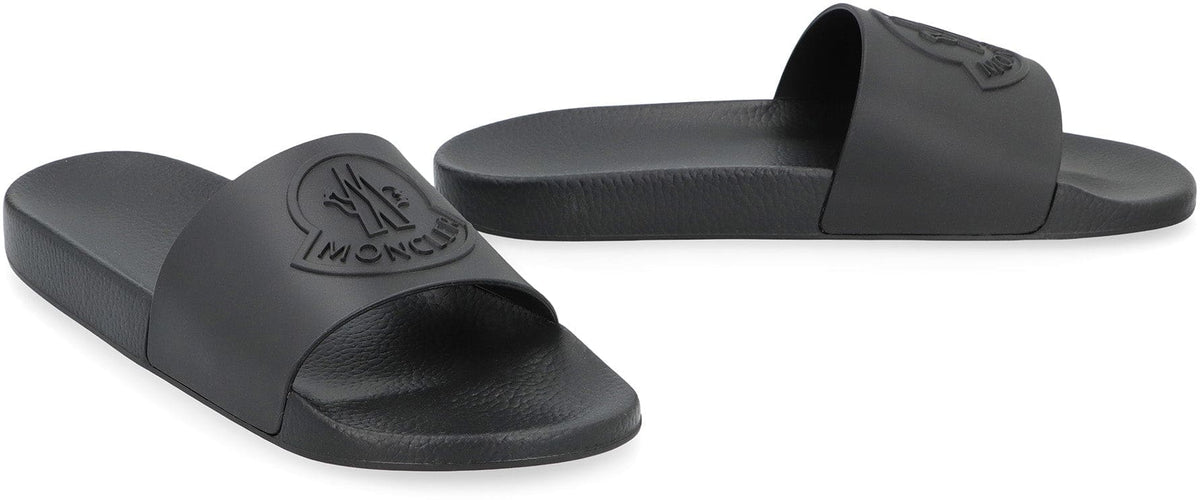 MONCLER Rubber Slide Sandals for Men - FW25 Collection | Banlieue91
