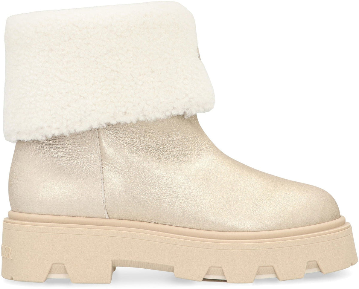 MONCLER Shearling Winter Boots | Banlieue91