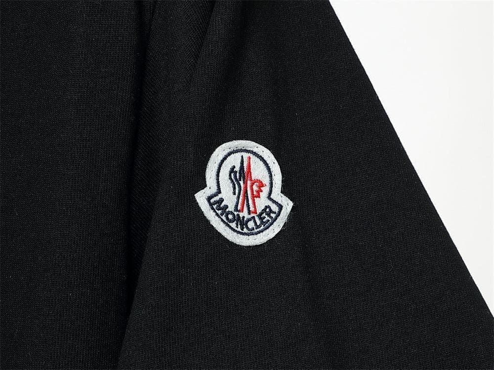 Moncler T-Shirt Without Collar 'Black' | Banlieue91